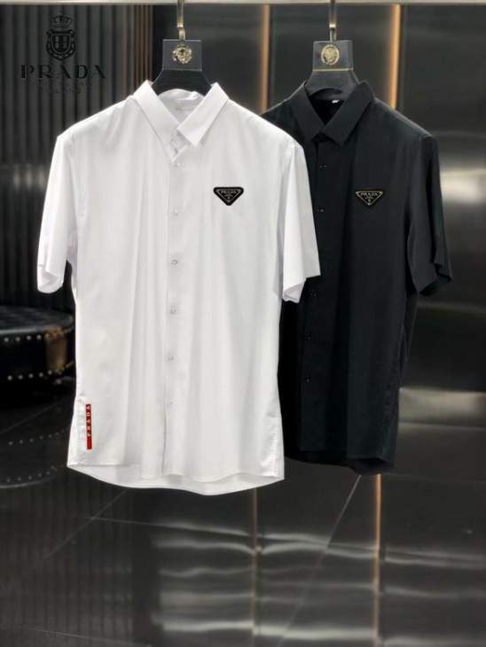 Picture of Prada  Shirts Short _SKUPradaShirtm-4xl25t0228744